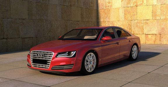 Car receiving professional automotive care